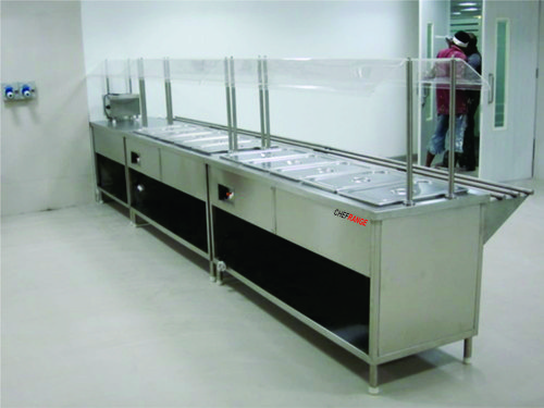Bain Marie Counter, For Hotel, Restaurants, Color : Silver