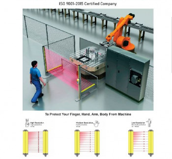 LED Infrared Safety Light Curtain, For Industrial, Voltage : 220V