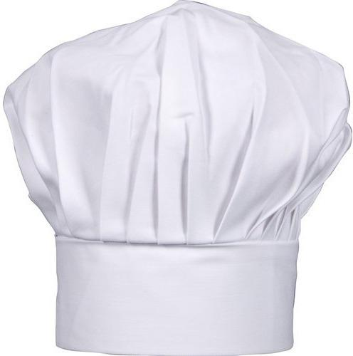 Plain Cotton Chef Cap, Color : White