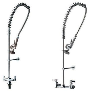 Stainless Steel Pre Rinse Unit, For Dish Washing, Installation Type : Deck Mounted