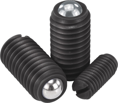 Steel Spring Plunger, Color : Black