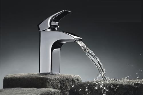 Jquar Brass Bathroom Faucets, Color : Silver