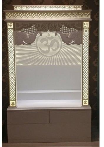 LED Light Glass Temple, Color : White