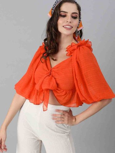 Customized Ladies Designer Top, Style : Western