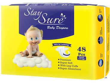 Stay Sure Baby Diapers, Age Group : Newly Born