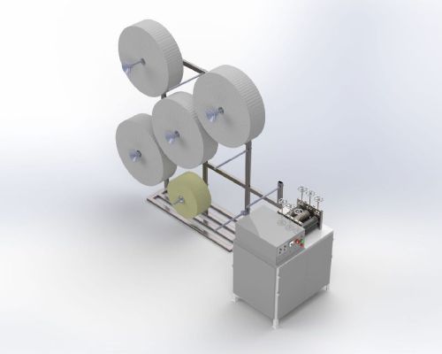 Automatic Sanitary Napkin Making Machine, Power : 220 Volt