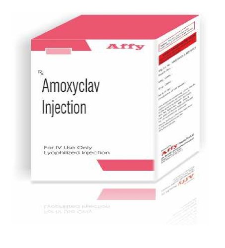 Amoxyclav Injection, For Hospital, Packaging Type : Box