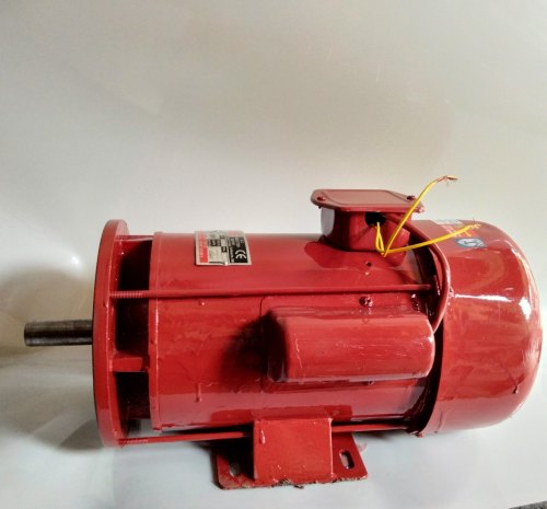 JKE Polished Mild Steel 2 HP Flange Motor, Voltage : 220 V