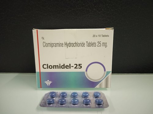Clomipramine Hydrochloride Tablets, Packaging Type : Box
