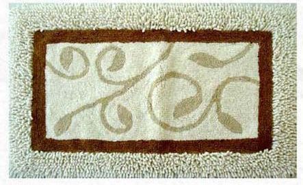 Plain Polyester VEB- 2116 Bath Mat, Size : Standard