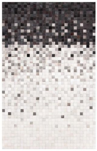 Smooth Printed VELC-11 Leather Carpet, Technique : Machine Tufted