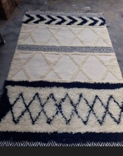 Rectangular VER-018 Woven Rug, For Rust Proof, Long Life, Soft, Pattern : Printed