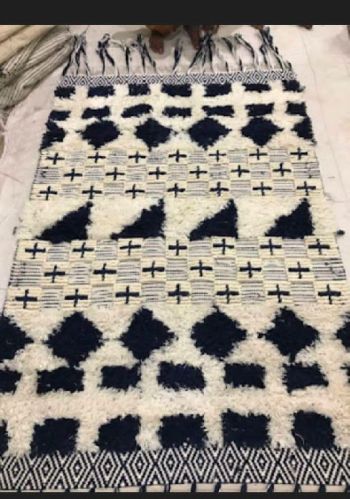 Rectangular VER-019 Woven Rug, Pattern : Printed