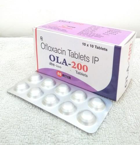 Ola-200 Ofloxacin Tablets, Packaging Type : Blister