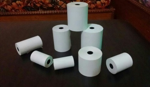 Plain Thermal Paper Rolls, Color : White