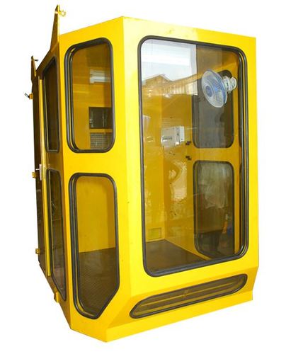 Stainless Steel Operator Cabin, Color : Yellow