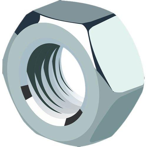 Zincoo Stainless Steel Hex Nut, Color : Silver