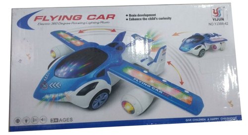 Musical Flying Car, Color : Blue White