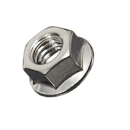 Shubham Steel SS Flange Nut, Size : 5 Mm