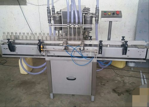 Automatic Four Head Liquid Filling Machine