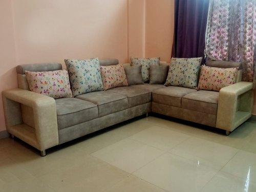 5 Seater Wooden Sofa, Shape : L