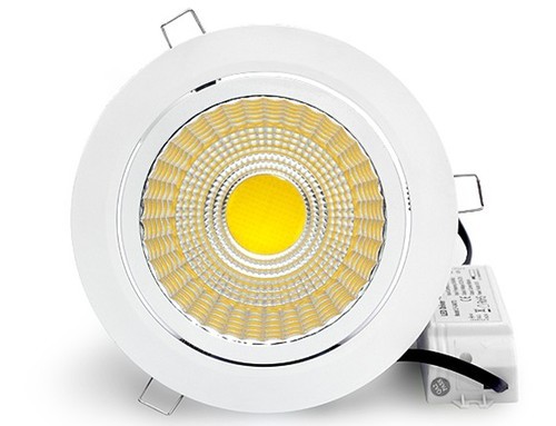 POWER PLUS LED COB Lights, Shape : Round