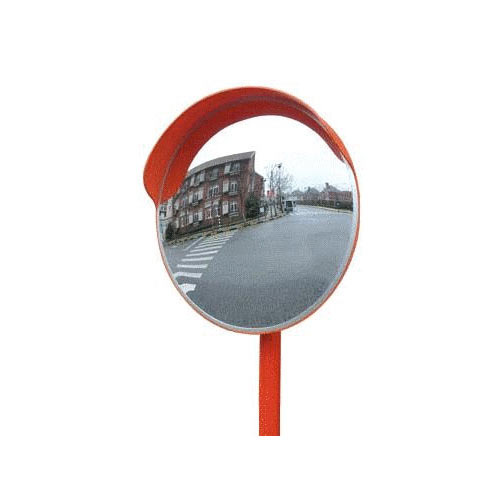 Oval Traffic Convex Mirror, Color : Red