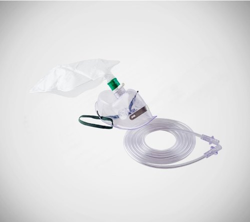 Oxygen Mask, Color : Transparent