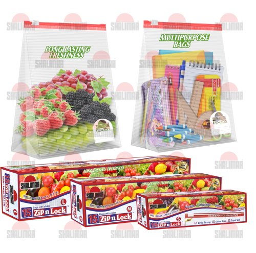 Zipper Pouches, Size : Small ( 20 Cm X 20 Cm ), Medium ( 25.5 Cm X 28 Cm ), Large ( 30.5 Cm X 35.5 Cm )