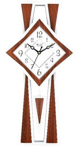 Plastic 1809 Pendulum Wall Clock, Overall Dimension : 520 X 250mm
