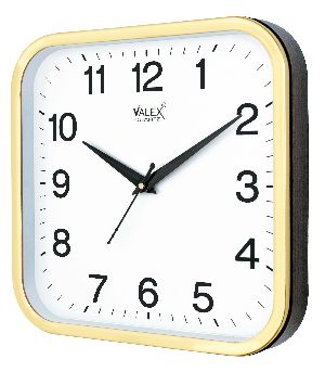 Valex Quartz Plastic 589 Office Wall Clock, Packaging Type : Cartoon Box