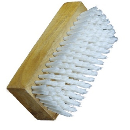 Wooden Cleaning Brush, Size : 8 X 3 X 2 Inch