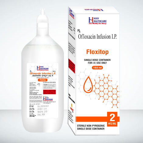 Floxitop Ofloxacin Infusion, Form : Liquid