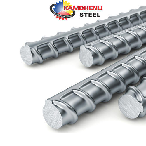 Mild Steel Kamdhenu TMT Bars, For Construction