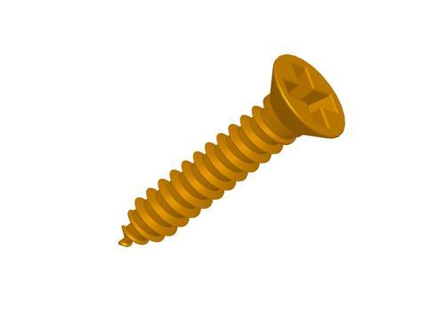 Brass Metal Screw, Length : 2 Mm To 75 Mm