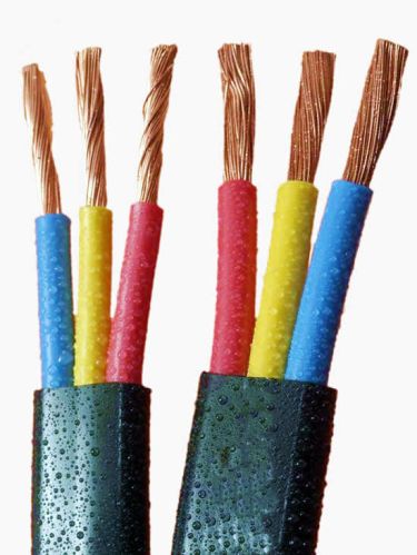 Submersible Flat Cable, Insulation Material : PVC