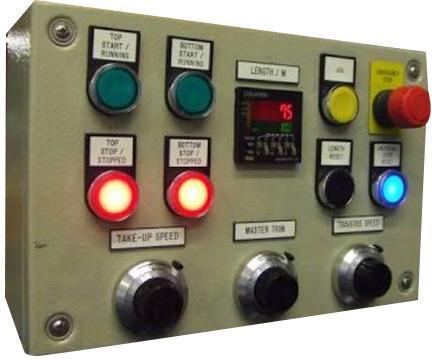 Prratek Mild Steel Single Phase Control Panel, For Industrial, Voltage : 220V