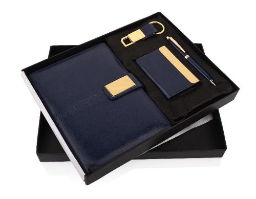 NAVY BLUE CORPORATE GIFT SET, Size : 30x19x10cm