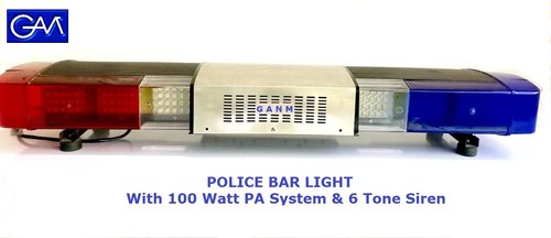 Ganm Polycarbonate Police LED Light Bar, Color : Red / Blue / White