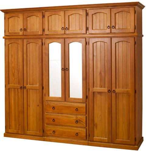 Plain Wooden Modular Wardrobe, Shape : Rectangular