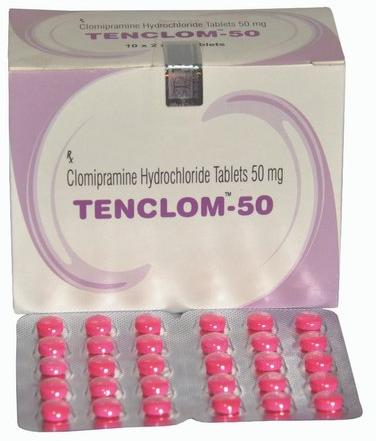 Clomipramine Hydrochloride Tablet, Packaging Type : Box