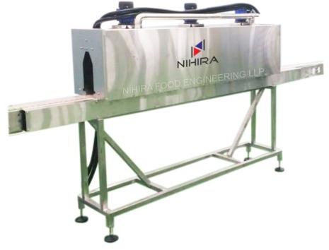 NIHIRA Stainless Steel Electric Shrink Tunnel Machine, Power : 6 KW