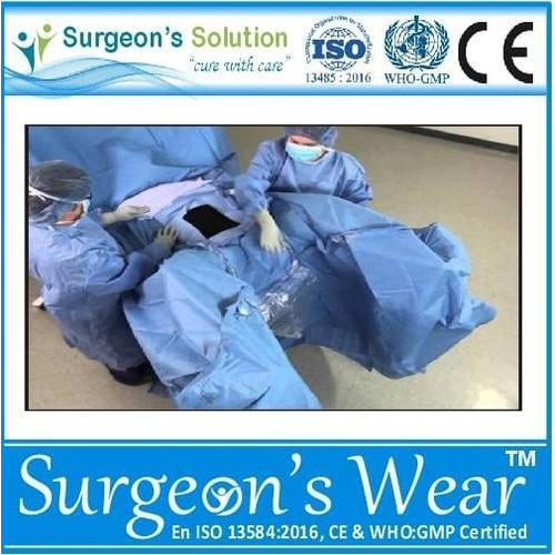 Sugeons Wear Poly Material Cystoscopy Drape, For General Surgery