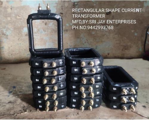 Copper Polished Electric RECTANGULAR Shape Current Transformer, For Industrial, Standard : IS2705
