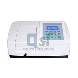 UV VISIBLE SINGLE BEAM SPECTROPHOTOMETER