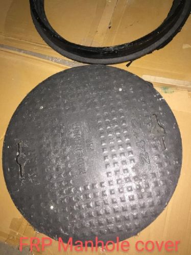 20-40Kg FRP Round Manhole Cover, Dimension : 300X300mm, 400x400mm, 500x500mm