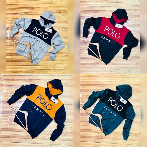 UNBRANDED FLEECE Hooded Sweatshirt, Gender : Unisex