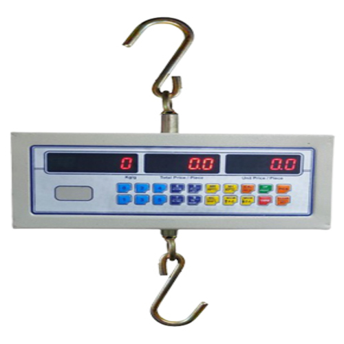 PRC CRANE SCALE CAPACITY: 50/100 KG, Feature : Durable, High Accuracy, Long Battery Backup, Optimum Quality