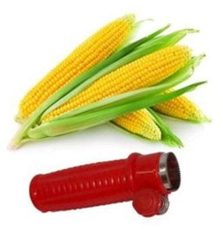 Om Enterprises Red Plastic Corn Peeler, For Kitchen