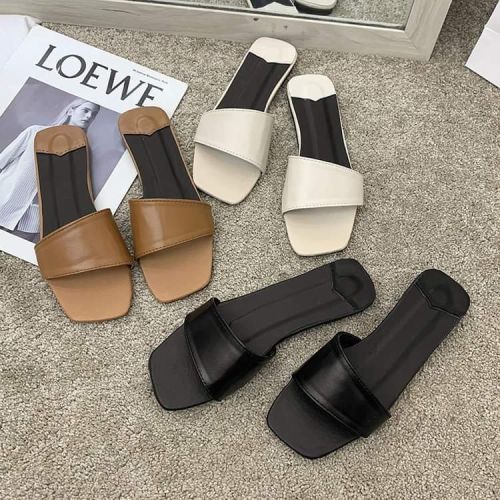 Rexin PVC Flats Slippers, For Daily Wear, Feature : Attractive Pattern, Comfortable, Fine Finishing